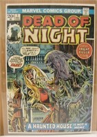 Vintage Marvel Dead Of Night Comic Book In Sleeve