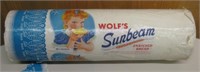 Vintage Partial Roll of Sunbeam Bread Wrap