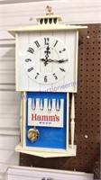 Hamms' Beer light clock