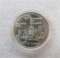 1976 Montreal Olympiad 10 Dollar Coin