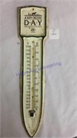 John Deere D*A*Y thermometer13 inches tall X 3