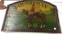 The Huntsman Fine Ale painted picture on wood