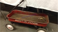 Radio Flyer red wagon 
34 inches long X 15
