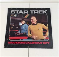 Star Trek calendar from 1977