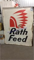 Rath Feed sign , double sided