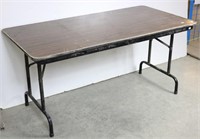 5' X 30" Folding Shop Table