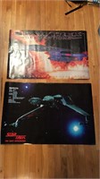 A pair of Star Trek posters