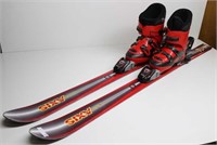 "AXIS" Team Youth Skis w/Boots & Marker Bindings