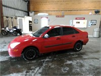 2001 Ford Focus LX- RED 201,696