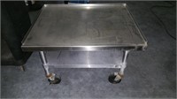 SS Equipment Stand on Wheels