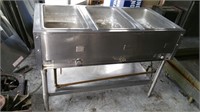 Eagle 3 Well Electric Steamer w/ SS Stand