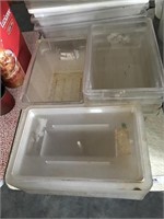 Food Pans and Lids for Storage
