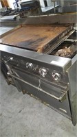 Jade 36" Flat Top Grill with 2 Side Burners