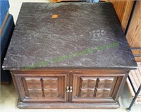 end table with marble top