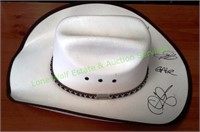 Signed Cavender's Straw Cowboy Hat