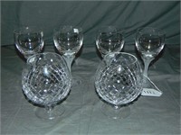Signed Crystal Stemware. Includes Cartier