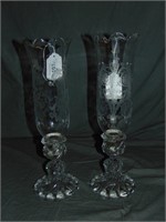 Baccarat Hurricane Candle Holders