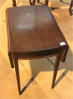Mahogany double drop leaf side table