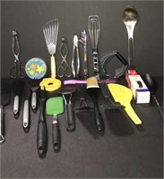 Lot of various kitchen utensils