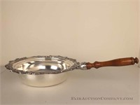 Silver Plated with Wood Handle Dish