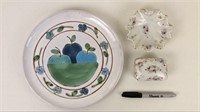 Lot of ceramic plate and porcelain dishes