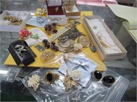 Costume Jewelry Brooches Necklaces