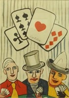 ATT. TO ALEXANDER CALDER "THREE MEN PLAYING CARDS"