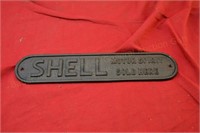 Cast Iron Shell Motor Oil Advertising