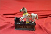 Cast Iron Trick Pony Bank
