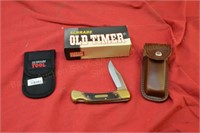 Schrade Old Timer Knife with Sheath in Box