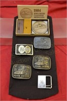 (5) Belt Buckles & (1) Medallion