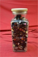 Large Jar Full of Buttons