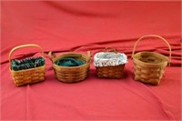 (4) Longaberger Baskets