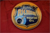 Richlube Motor Oil Metal Advertising Sign