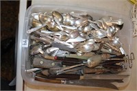 Large Lot of Silverplate Flatware