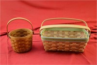 (2) Longaberger Baskets - 1993 & 2011