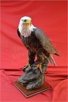 Large Bald Eagle Display Statue