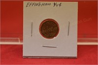 Effingham 1/4 Cent Token