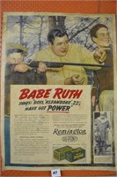 Vintage Remington "Babe Ruth" Ad
