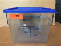 New 12 Qt. Food Storage Container w/ Lid