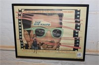 Vintage Framed Movie Card "The Big Knife"