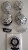 Victoria police four matching numbered sets