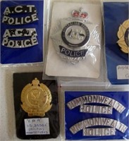 ACT,  IPA , Commonwealth early Police badges