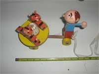 Vintage Wood Pull Toy