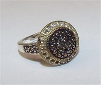 Silver And Marcasite Ring
