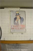 Uncle Sam Recruiting Poster