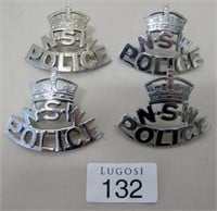 Four QC skeleton badges (4)