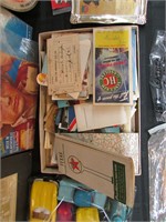 Lot Box of Misc Vitnage Post Card, Maps & Paper