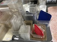 Assorted Plastic Bins