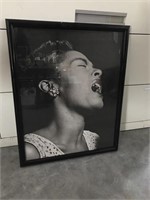 Framed Picture of Singer